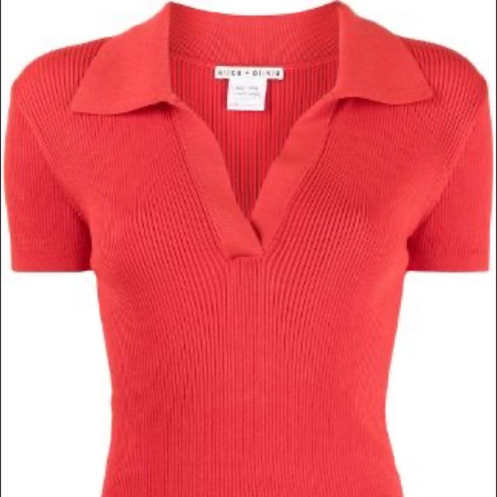 Alice + Olivia red top